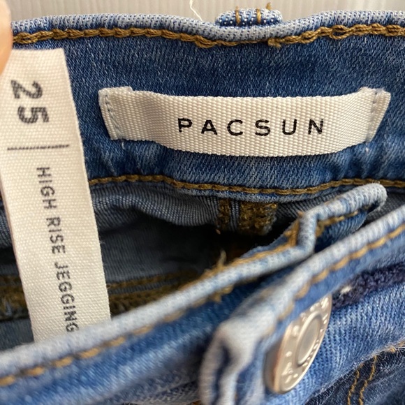 PacSun Colorblock High Rise Jeggings - Picture 3 of 5